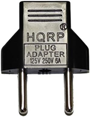 HQRP AC Адаптер Компатибилен со Reacher Преносни Bluetooth Звучник S311 Конектор за Напојување Кабелот + HQRP Евра Приклучок