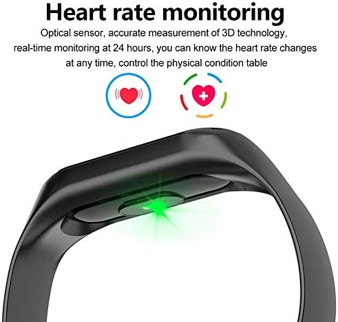 YBZS Smart Wristbands, Види Фитнес Тракер IP67 Водоотпорен Smart Watch 0.96 Инчен Екран на Крвниот Притисок и отчукувањата на Срцето Следи Фитнес Спорт Хривнија Wristband,Компатибилен Пл?