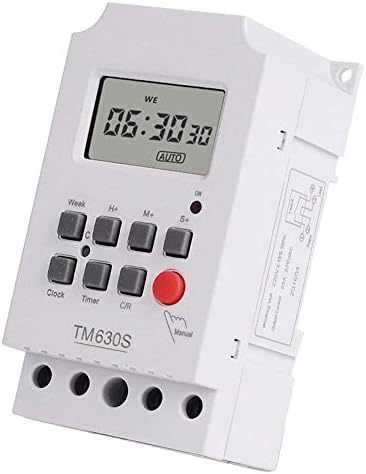 Smart Тајмер Switch Tm630s-2 Висок напон 220v Моќ Вториот Контрола на Lcd Дигитални Програмабилни Тајмер Коло Controler
